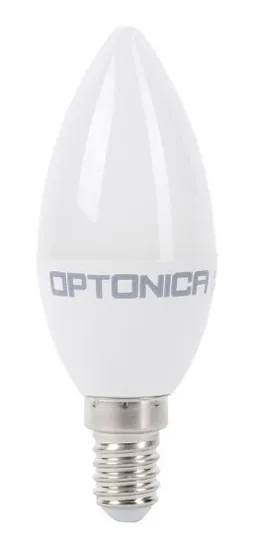 OPTONICA LED λάμπα candle C37 1430, 8W, 2700K, 710lm, E14
