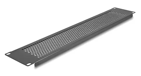 DELOCK κάλυμμα panel 67036 για 19"/2U rack, με αεραγωγούς, μαύρο